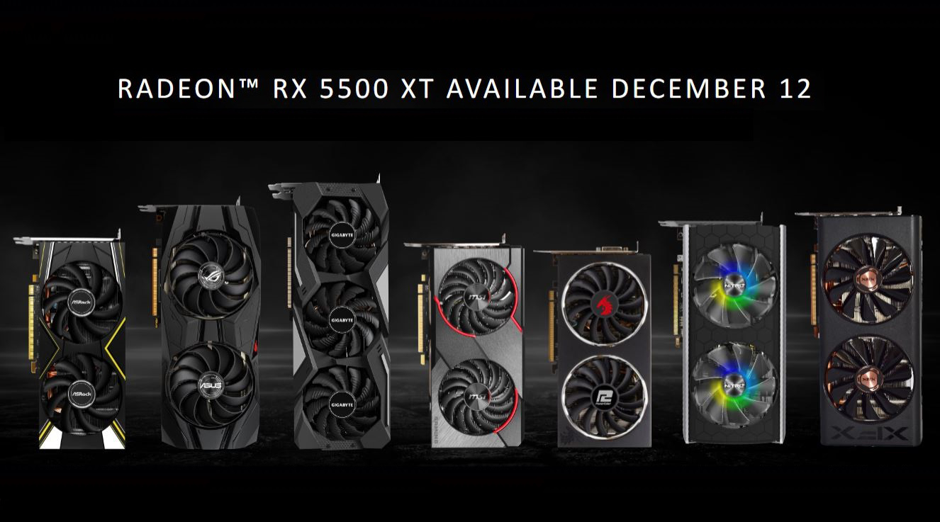 RX 5500 XT (4) RX 5500 XT